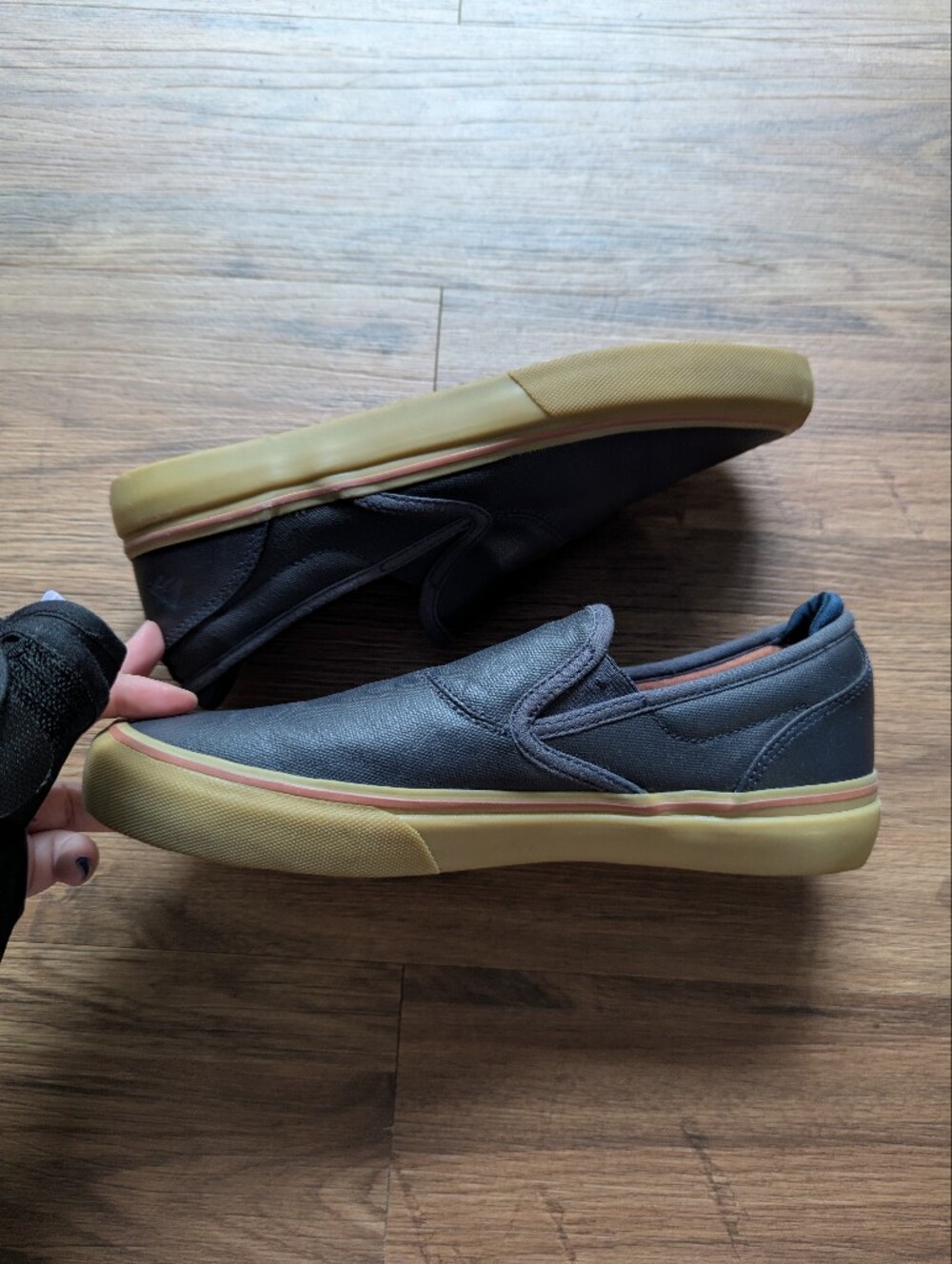 Emerica Wino G6 Slip on Dark Blue Men's Skate Shoes Sz 8